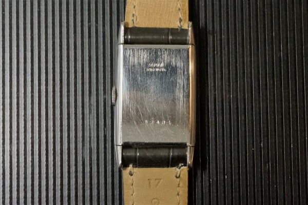 Jaeger-LeCoultre Early Rectangular Black Dial Rare（OT-01／１９３７年)の詳細写真12枚目