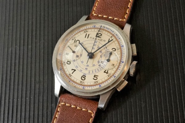 PARKER Rare Caliber Venus.165 クロノグラフ（CH-01／1940ｓ)の詳細写真1枚目