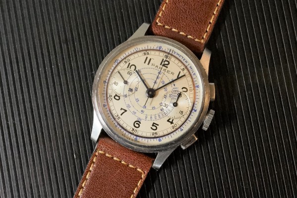 PARKER Rare Caliber Venus.165 クロノグラフ（CH-01／1940ｓ)の詳細写真5枚目