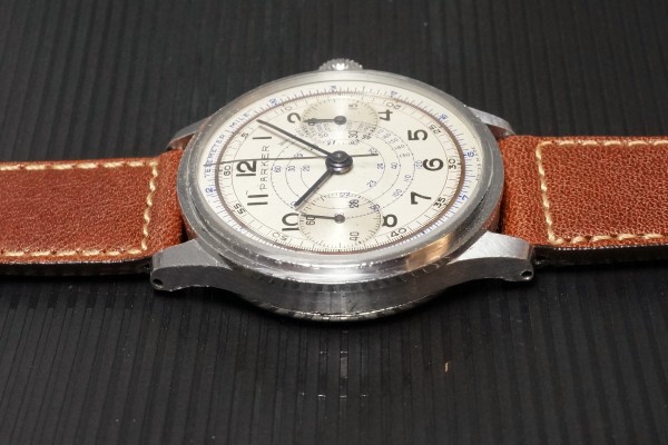 PARKER Rare Caliber Venus.165 クロノグラフ（CH-01／1940ｓ)の詳細写真8枚目