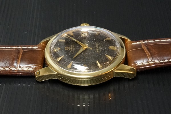 オメガ シーマスター CALENDER Black Gilt Dial（ＯＴ-02／1956年)の詳細写真10枚目