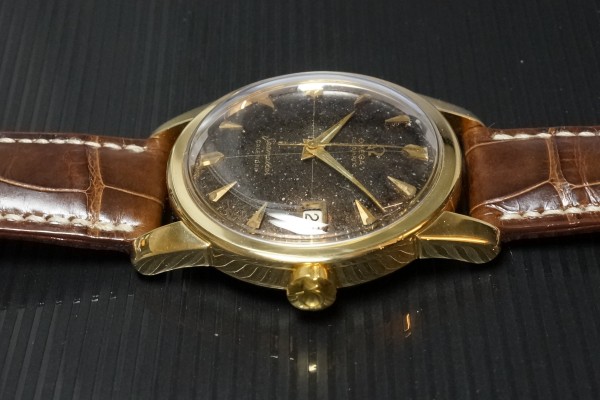 オメガ シーマスター CALENDER Black Gilt Dial（ＯＴ-02／1956年)の詳細写真11枚目