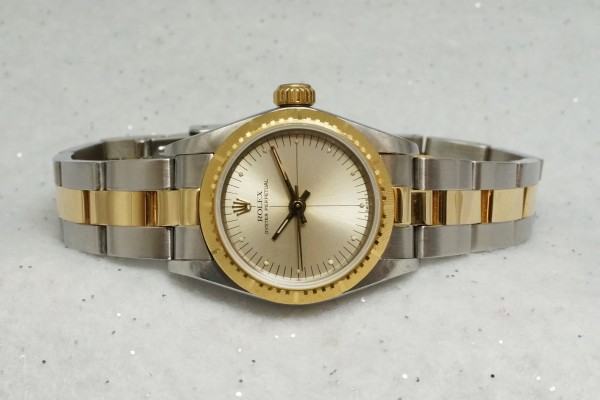 レディース ロレックス OYSTER PERPETUAL Zephyr 18KYG&SS（RL-16／1990年)の詳細写真3枚目