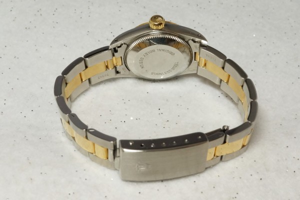 レディース ロレックス OYSTER PERPETUAL Zephyr 18KYG&SS（RL-16／1990年)の詳細写真4枚目