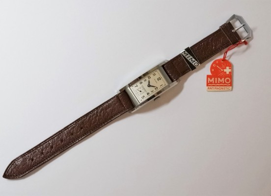 MIMO GIRARD-PERREGAUX Long Rectangle New Old Stock（OT-01／1940ｓ)の詳細写真5枚目