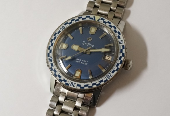 ZODIAC SEA WOLF AUTOMATIC（OT-01／1960ｓ)の詳細写真1枚目