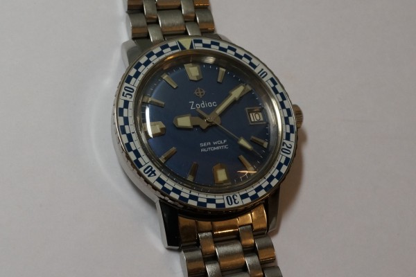 ZODIAC SEA WOLF AUTOMATIC（OT-01／1960ｓ)の詳細写真2枚目