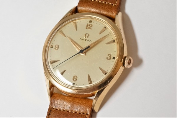 オメガ 18K Rose Gold Hand Winding Cal.283（OT-03／１９５２年)の詳細写真1枚目