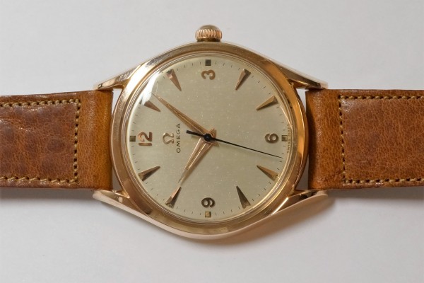 オメガ 18K Rose Gold Hand Winding Cal.283（OT-03／１９５２年)の詳細写真4枚目