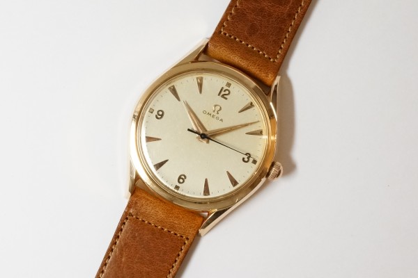 オメガ 18K Rose Gold Hand Winding Cal.283（OT-03／１９５２年)の詳細写真5枚目