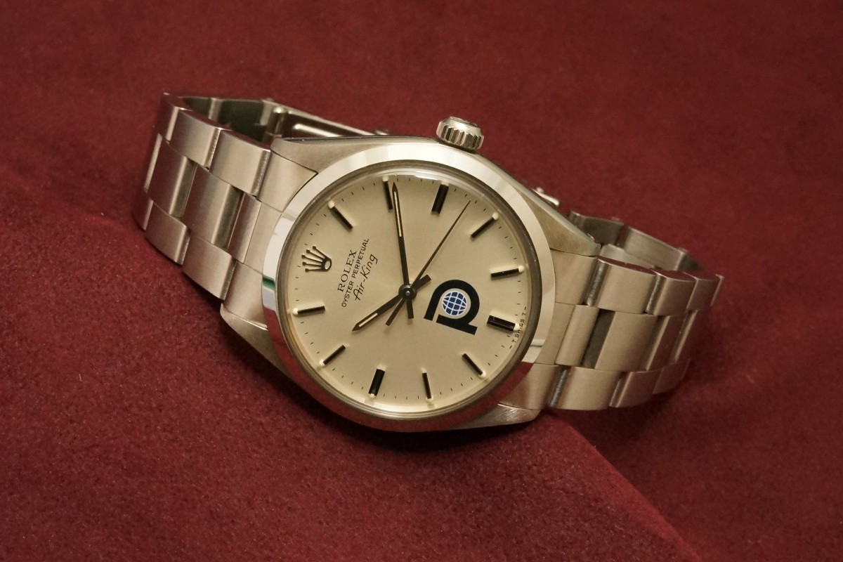 ロレックス Air-King Ref-5500 「TRIVENI POOL INTAIRDRIL LTD」Model・Guarantee(RO-65/1979年)