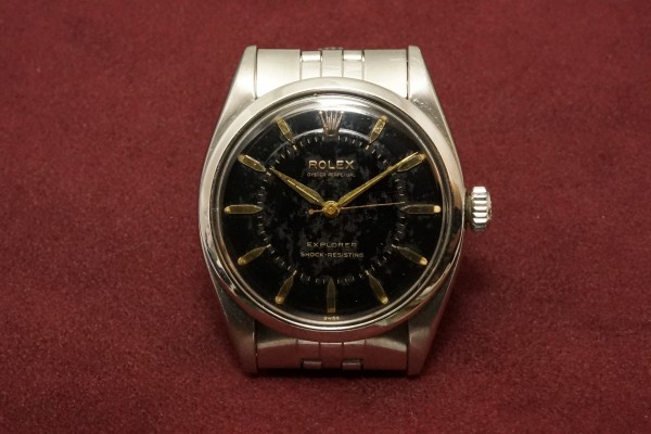 ロレックス EXPLORER Ref-6298 Gilt/Gloss Dial（RS-04／1954年)の詳細写真2枚目