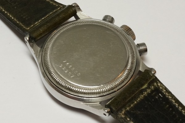 UNIVERSAL GENEVE COMPUR 30 Black Gilt Dial（CH-01／１９４０年)の詳細写真12枚目