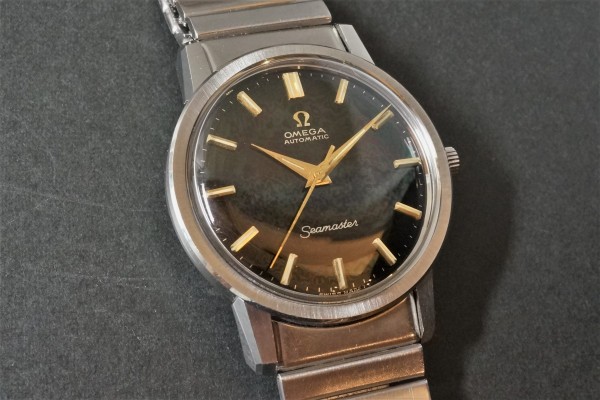 オメガ  シーマスター Ref.165.003 Black Gilt Dial（OT-06／１９６８年)の詳細写真2枚目