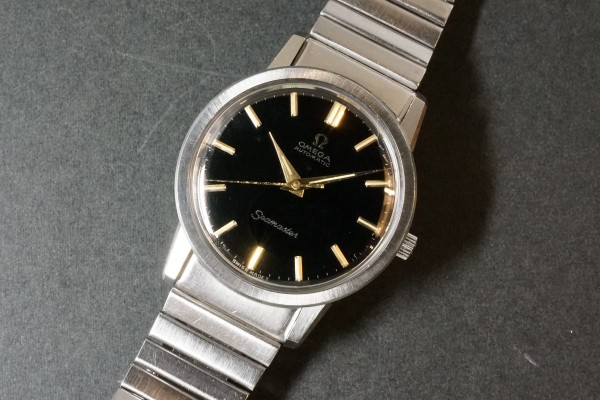 オメガ  シーマスター Ref.165.003 Black Gilt Dial（OT-06／１９６８年)の詳細写真3枚目