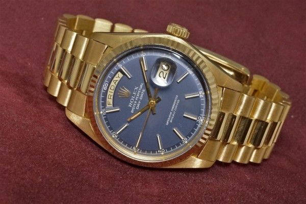 ロレックス デイデイト REF.1803 BLUE DIAL MINT!（OT-06／１９７７年)の詳細写真1枚目
