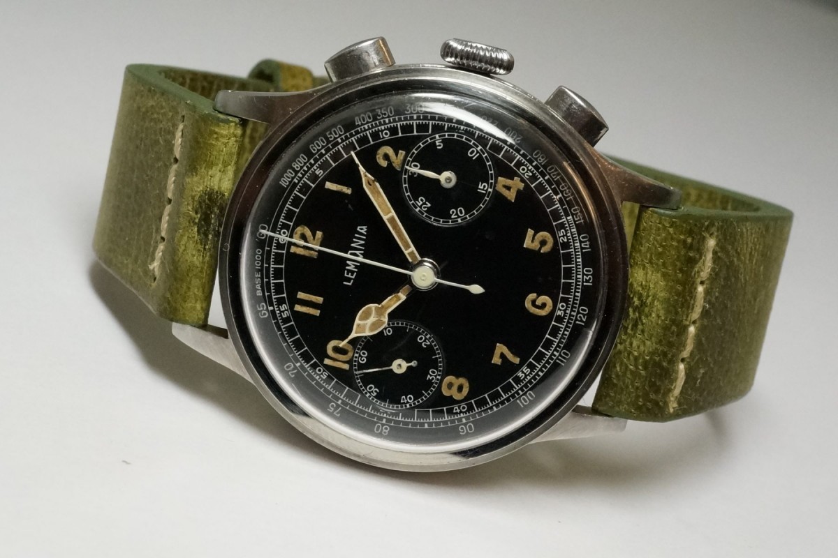 LEMANIA 15TL クロノグラフ STEPPED CASE(CH-01/1940s)