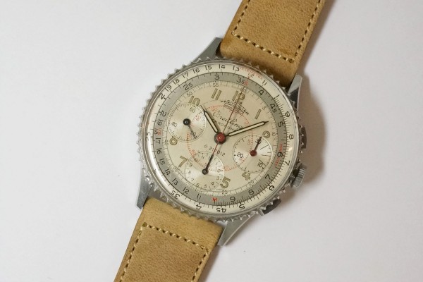 BREITLING CHRONOMAT 1ST REF.786 KRONOMETER STOCKHOLM  3 REGISTER RARE（CH-01／１９４５年)の詳細写真4枚目