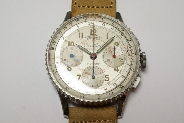 BREITLING CHRONOMAT 1ST REF.786 KRONOMETER STOCKHOLM  3 REGISTER RARE（CH-01／１９４５年)の詳細写真5枚目