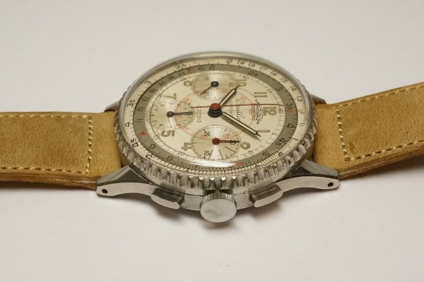 BREITLING CHRONOMAT 1ST REF.786 KRONOMETER STOCKHOLM  3 REGISTER RARE（CH-01／１９４５年)の詳細写真6枚目