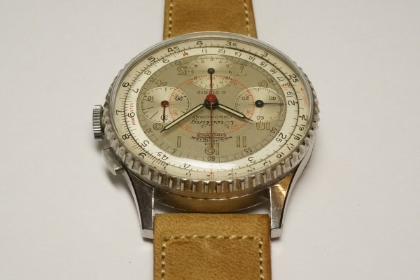 BREITLING CHRONOMAT 1ST REF.786 KRONOMETER STOCKHOLM  3 REGISTER RARE（CH-01／１９４５年)の詳細写真9枚目