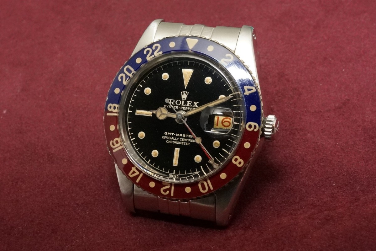 GMT ブルーベリーベゼル付き　6542 1675 真鍮　ベゼルセットROLEX