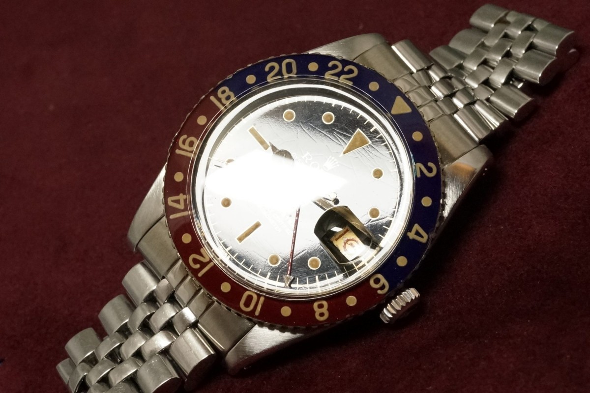 GMT ブルーベリーベゼル付き　6542 1675 真鍮　ベゼルセットROLEX