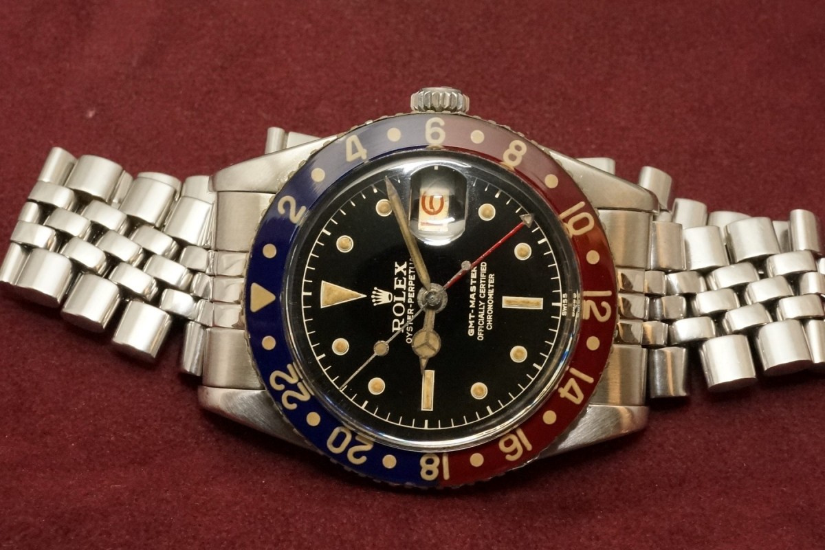 GMT ブルーベリーベゼル付き　6542 1675 真鍮　ベゼルセットROLEX