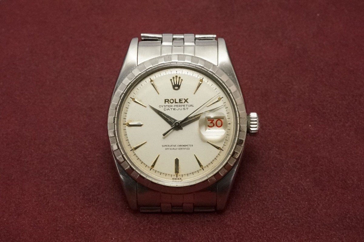 ロレックス デイトジャスト Ref-6605 SS-bezel（RO-57／1959年