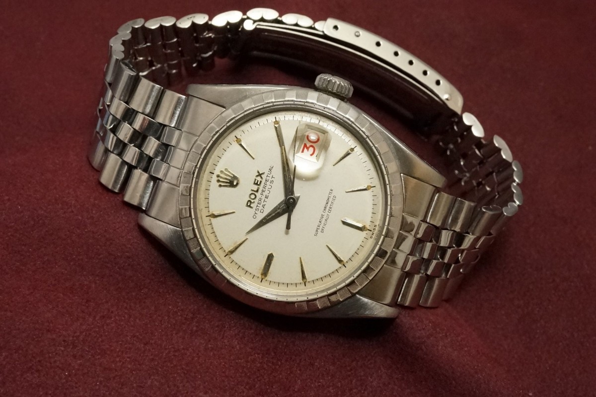 ロレックス デイトジャスト Ref-6605 SS×WG（RO-14／1959年