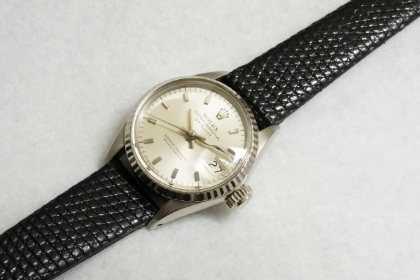 レディース ロレックス OYSTER PERPETUAL デイトジャスト 18KWG  Ref.6517（RL-22／1967年)の詳細写真4枚目