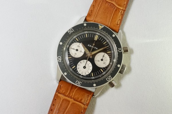 ZENITH Ref-A277 Diver クロノグラフ（CH-01／1960ｓ)の詳細写真4枚目