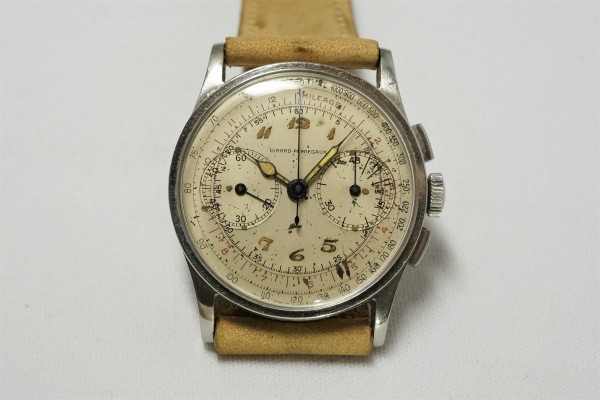 GIRARD-PERREGAUX カラトラバ Breguet numerals lume（CH-01／1930ｓ)の詳細写真5枚目