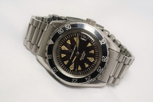 ETERNA ETERNA-MATIC KONTIKI SUPER DIVER GILT BROWN DIAL（ＯＴ-03／1960ｓ)の詳細写真1枚目