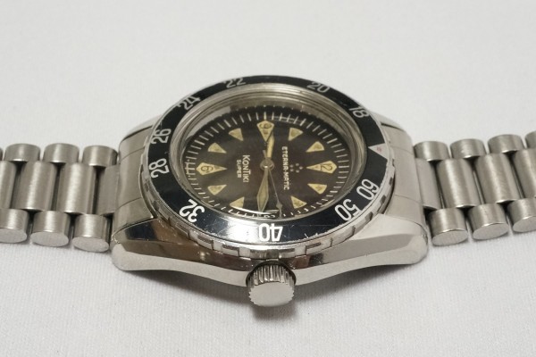 ETERNA ETERNA-MATIC KONTIKI SUPER DIVER GILT BROWN DIAL（ＯＴ-03／1960ｓ)の詳細写真8枚目