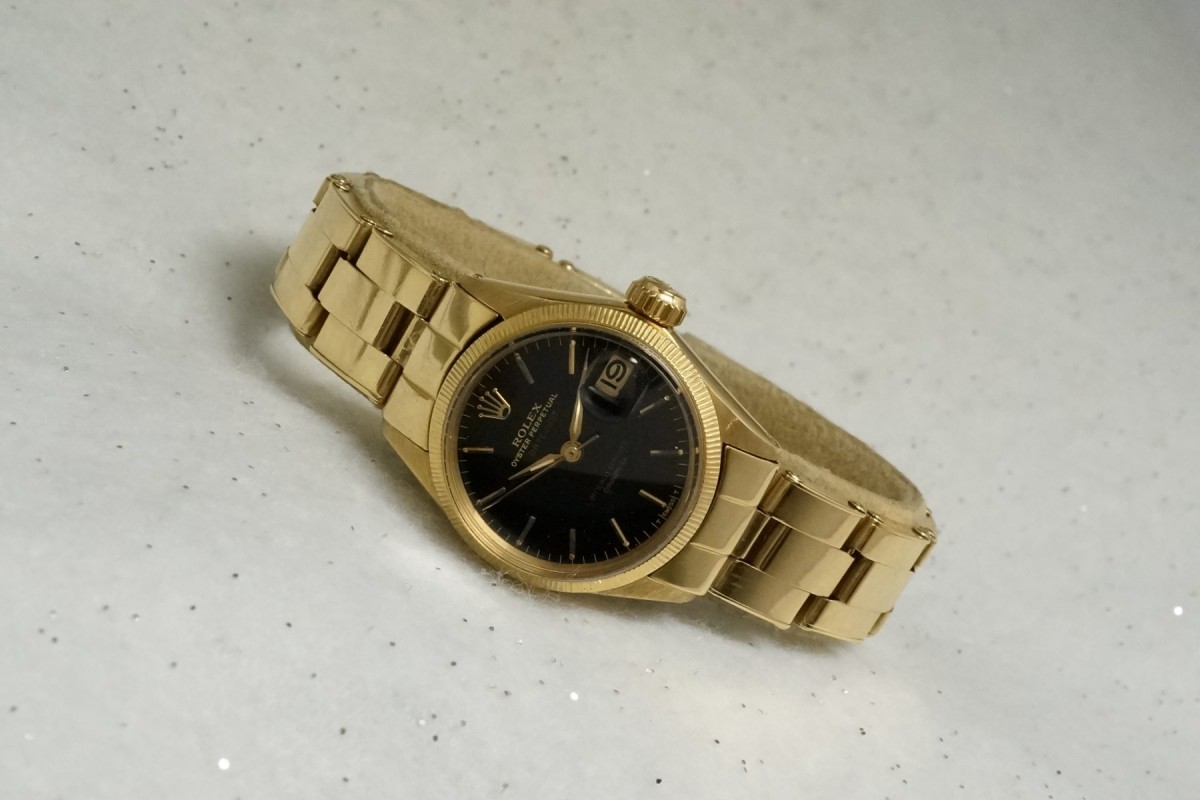 レディース ロレックス  Black gilt dial（RL-24／1964年) | ロレックス | Modern Vintage  ＆ レディース | VINTAGE WATCH - LIBERTAS:リベルタス