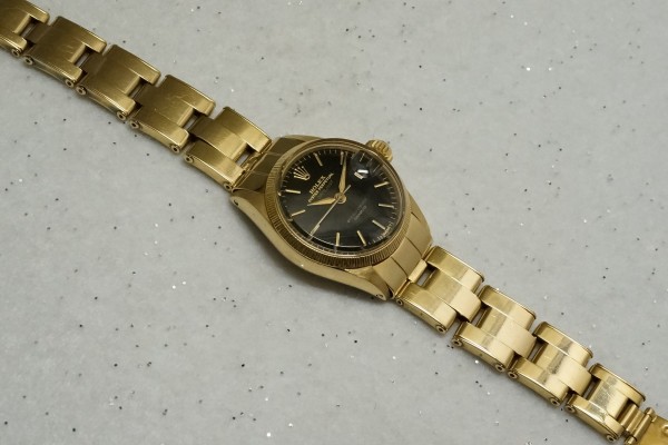 レディース ロレックス Ref.6521 Black gilt dial（RL-24／1964年)の詳細写真6枚目