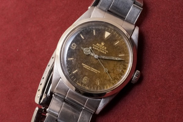 ロレックス EXPLORER Ref-1016 Tropical Gilt Dial（RS-15／1965年)の詳細写真3枚目