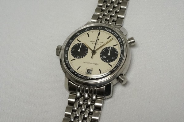 HAMILTON CHRONO-MATIC PANDA DIAL（CH-01／1970ｓ)の詳細写真2枚目