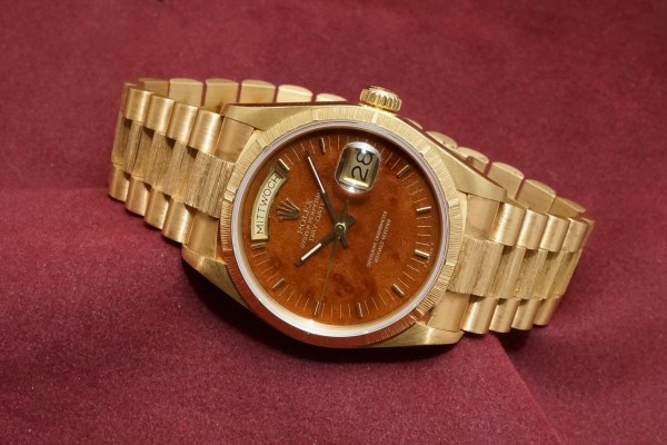 ロレックス デイデイト Ref-18078 Mahogany Dial（RO-02／1984年)の詳細写真1枚目
