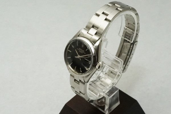 レディース ロレックス SS Ref.6519 Black Dial（RL-26／1963年)の詳細写真9枚目