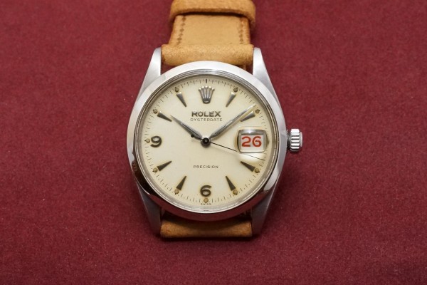 ロレックス OYSTERDATE Ref-6294（RO-66／1954年)の詳細写真2枚目