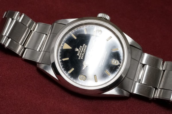 ロレックス EXPLORER Ref-1016 Chapterring Glossy Gilt Dial（RS-59／1963年)の詳細写真4枚目