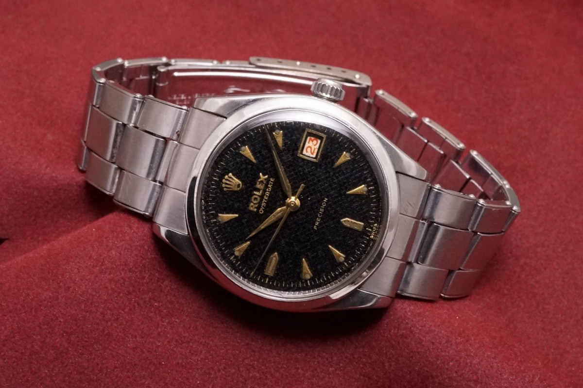 ロレックス OYSTERDATE Ref-6294 Honeycomb Dial（RO-46／1954年
