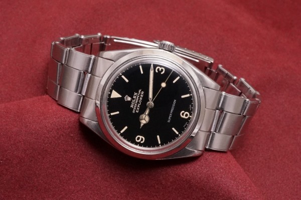 ロレックス BOY’S EXPLORER Ref-5500 Chapterring Glossy Gilt Dial NearMint-condition!（RS-65／1962年)の詳細写真1枚目