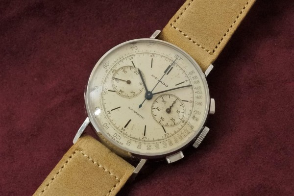 MOVADO クロノグラフ CAL.90（CH-01／1940s)の詳細写真2枚目