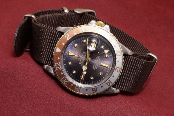 ロレックス GMTマスター Ref-1675/3 Purple Change Nipple Dial（RS-69／1970年)の詳細写真1枚目
