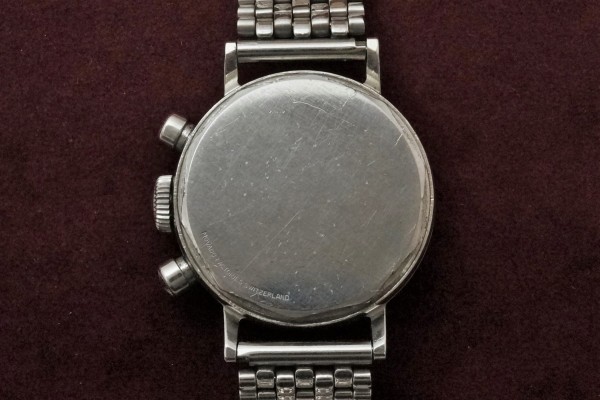 MOVADO クロノグラフ CAL.90 BORGEL CASE（CH-02／1940s)の詳細写真8枚目