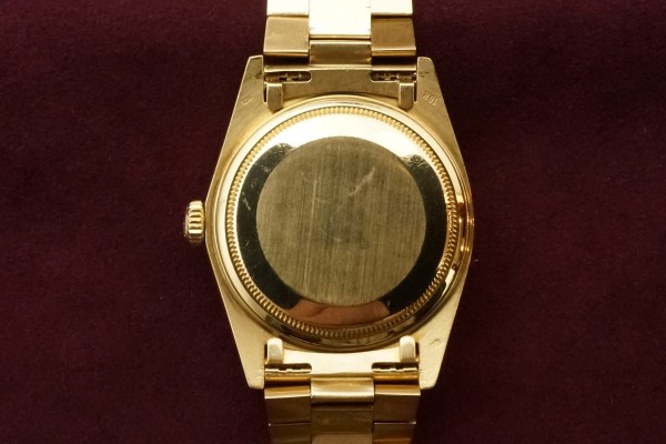 ロレックス デイデイト Ref.18038 Wood Dial（RO-02／1984年)の詳細写真7枚目