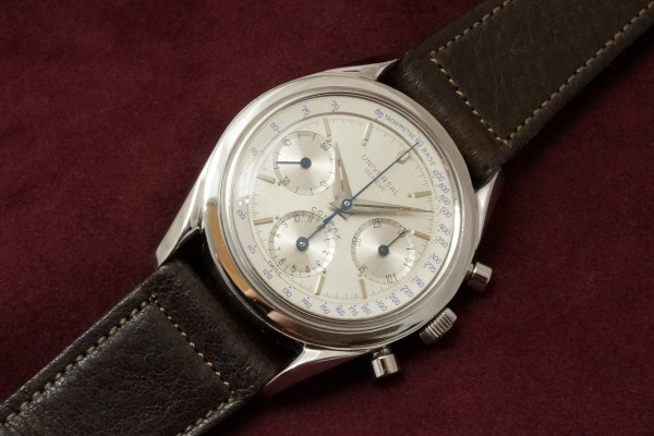 UNIVERSAL GENEVE COMPAX クロノグラフ（ユニバーサル／1960s)の詳細写真2枚目